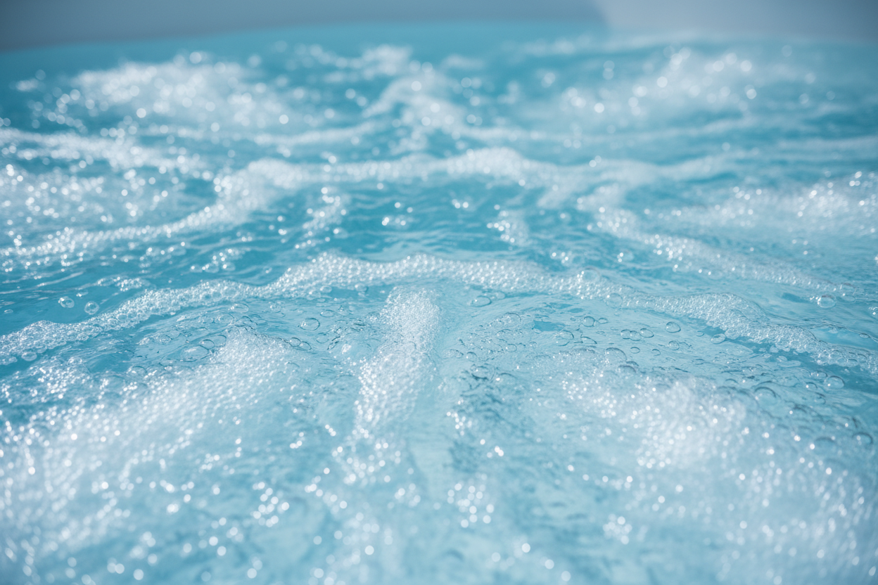 hot tub water bubbles
